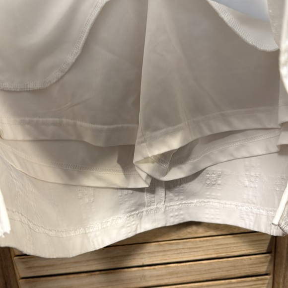 Lady Hagen White Pleated A-line Mini Skirt Size XS - Picture 4 of 12